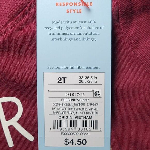 Cat & Jack Toddler "Extra Thankful" Short Sleeve Graphic T-Shirt Sz 2T - Picture 4 of 5